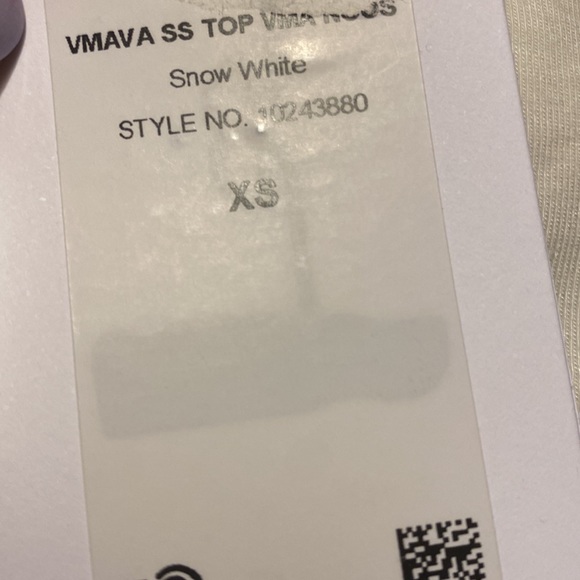 AWARE by Vero Moda White Tee, Size XS, NWT - Picture 13 of 13